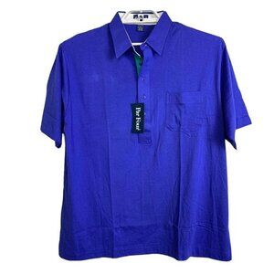 NWT Par Four Men's  Polo Golf Shirt‎ Cotton Size L